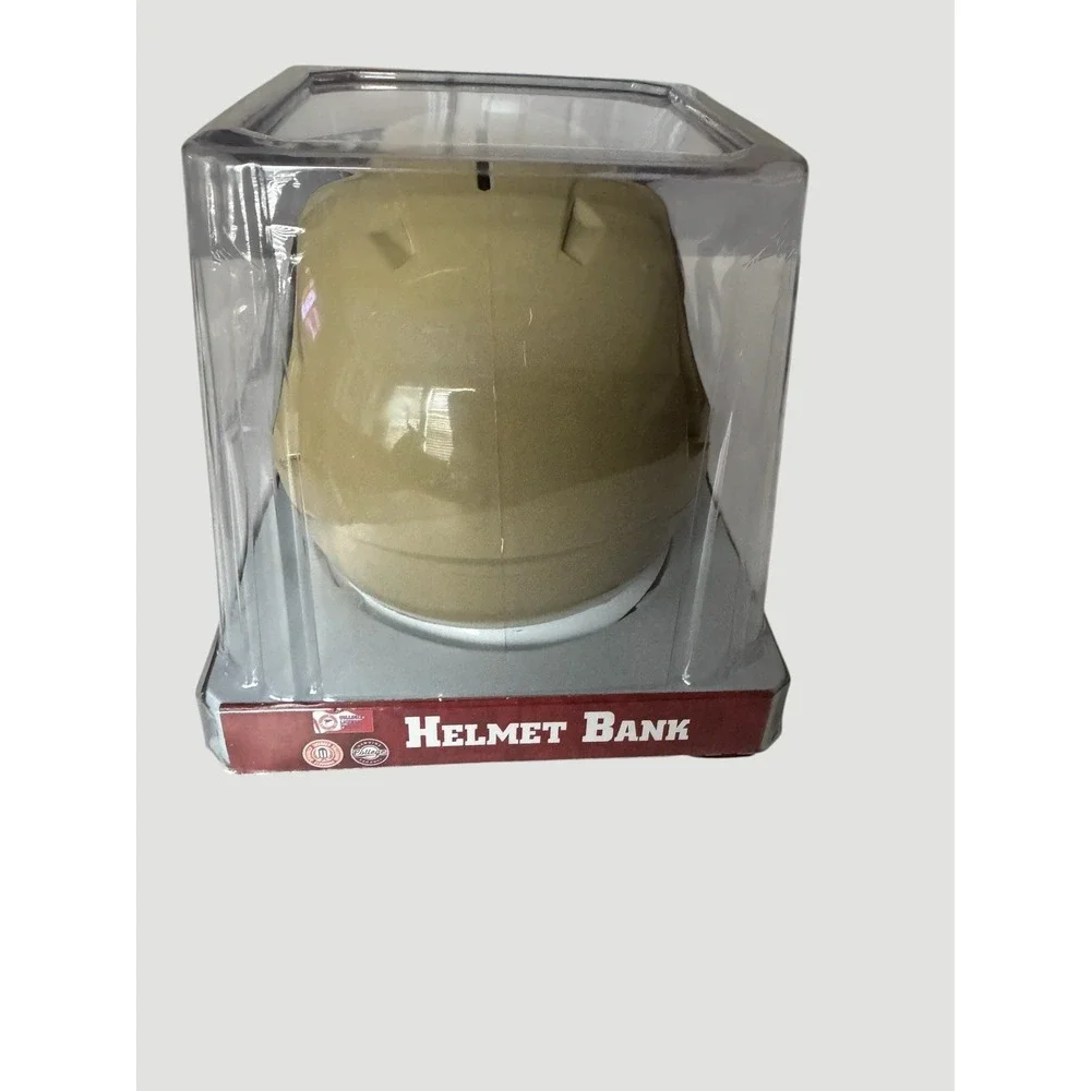 FOCO Georgia Tech Helmet Bank Collectible Plastic Tan Black